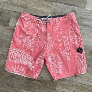 Vissla Board Shorts Size 34 upcycle coconut poly Stretch
